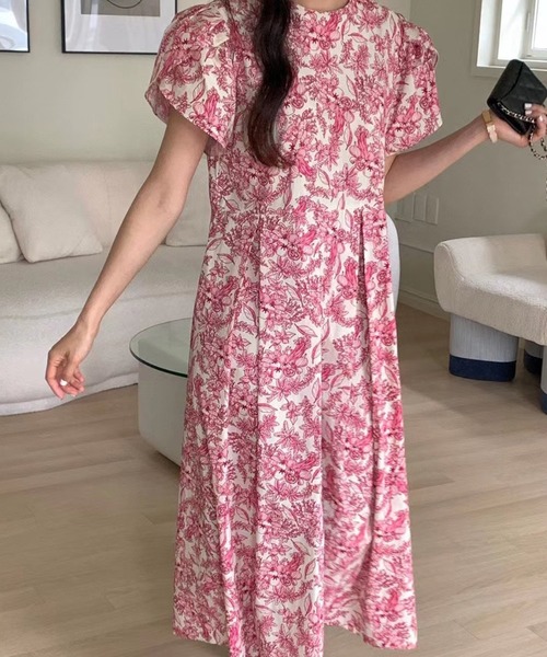 「DAY CLOSET」 半袖ワンピース ONE SIZE ブルー レディース_画像2
