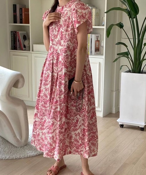 「DAY CLOSET」 半袖ワンピース ONE SIZE ブルー レディース_画像3