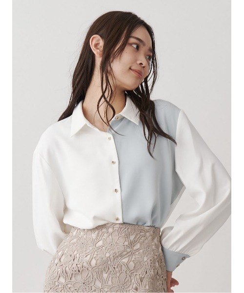 TONAL（トーナル） 長袖シャツ 38 ホワイト レディース : ZOZOTOWN 