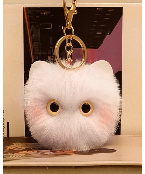 CHEER（チアー） キーホルダー チーク猫のチャーム : ZOZOTOWN Yahoo