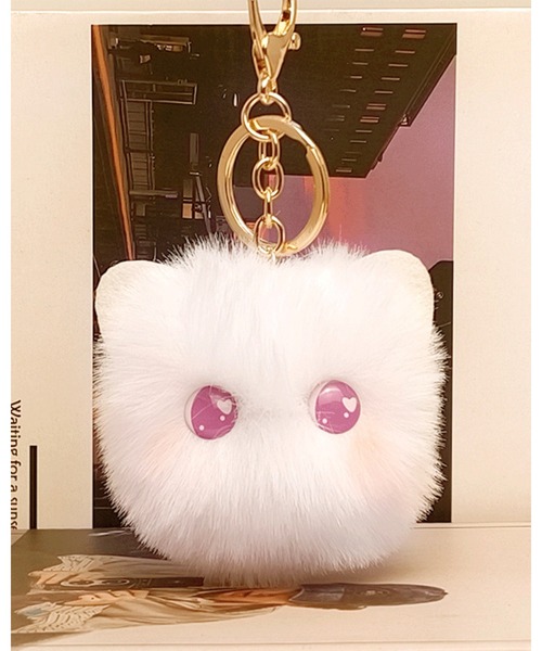 CHEER（チアー） キーホルダー チーク猫のチャーム : ZOZOTOWN Yahoo