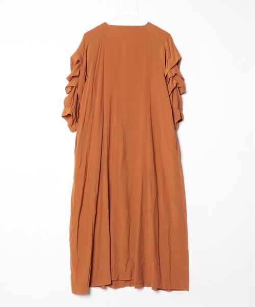 「loaf」 長袖ワンピース ONE SIZE オレンジ レディース_画像2