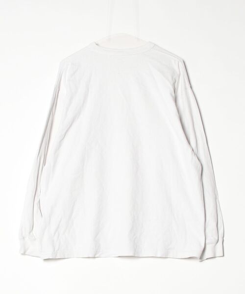 「BEAMS T」 長袖Tシャツ MEDIUM ホワイト メンズ_画像2