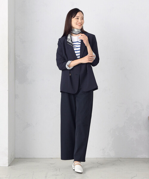 「COMME CA ISM」 チノパンツ L ブラウン レディース_画像3