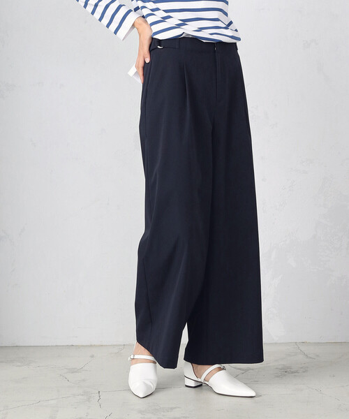 「COMME CA ISM」 チノパンツ L ブラウン レディース_画像8