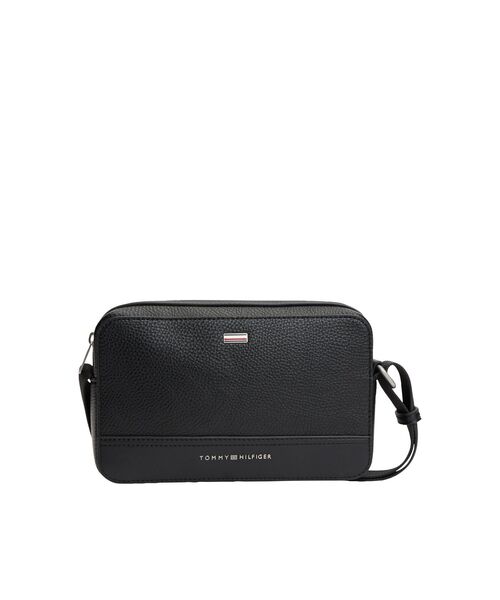 新品 トミーヒルフィガー ミニショルダーバッグ 黒 2 TOMMY HILFIGER（トミー・ヒルフィガー） ショルダーバッグ レザー調