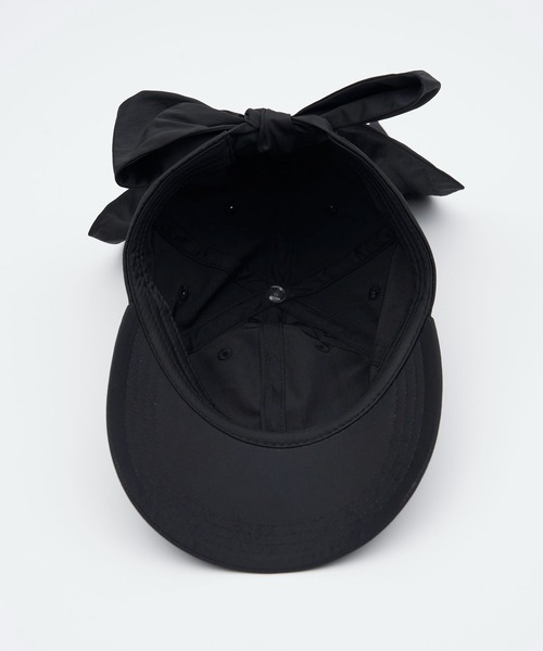 SOEMIN（ソミン） キャップ 帽子 レディース Ribbon logo cap／バック
