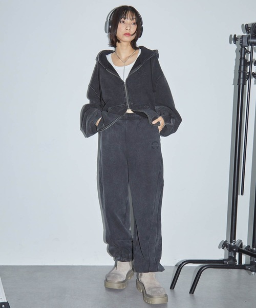 「Anchor Smith」 イージーパンツ L ネイビー レディース_画像8