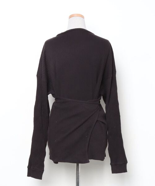 「BASERANGE」 長袖カットソー X-SMALL ブラック レディース_画像2