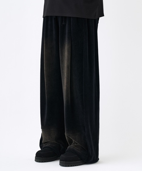 Casper John（キャスパージョン） パンツ Fade velor pants/フェード