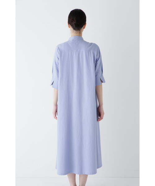「human woman」 半袖ワンピース MEDIUM ネイビー レディース_画像9