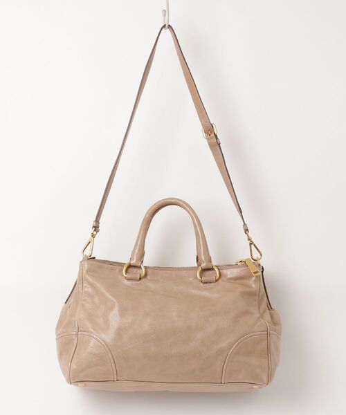PRADA（プラダ） 2WAYバッグ - ベージュ レディース : ZOZOTOWN Yahoo 