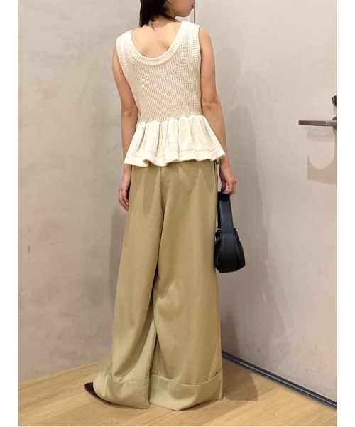 「STYLEMIXER」 スラックス SMALL ブラック レディース_画像2