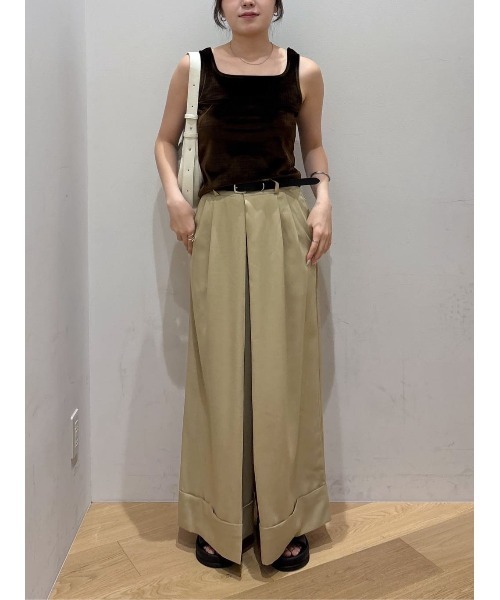 「STYLEMIXER」 スラックス SMALL ブラック レディース_画像4