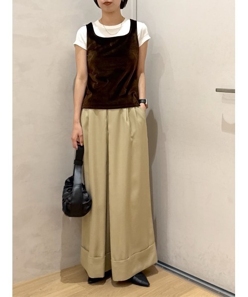 「STYLEMIXER」 スラックス SMALL ブラック レディース_画像5