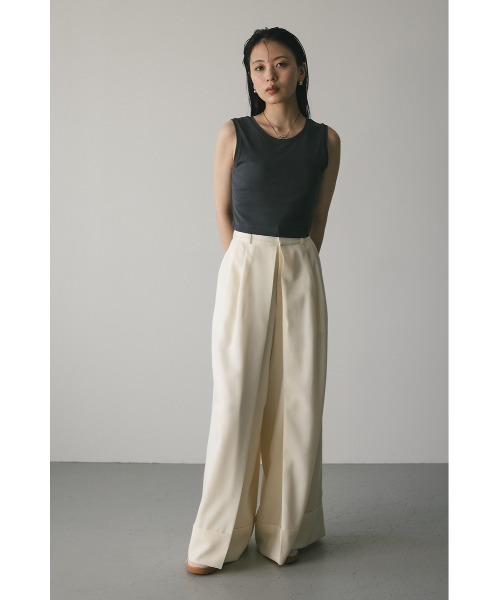 「STYLEMIXER」 スラックス SMALL ブラック レディース_画像6