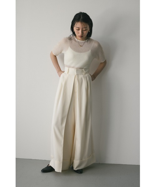 「STYLEMIXER」 スラックス SMALL ブラック レディース_画像8