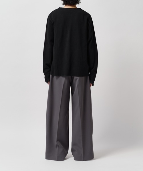 Lui's（ルイス） ワイドパンツ スラックス 「Neucon」2-TUCK WIDE