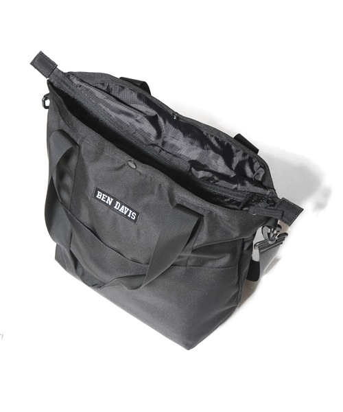 「BEN DAVIS」 2WAYバッグ FREE ブラック×レッド メンズ_画像4