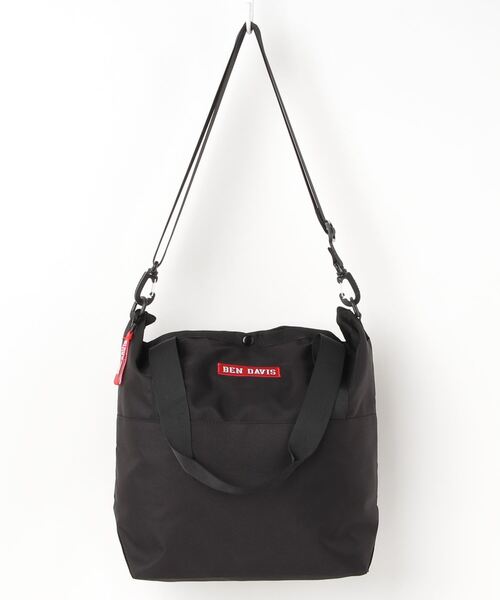 「BEN DAVIS」 2WAYバッグ FREE ブラック×レッド メンズ_画像8