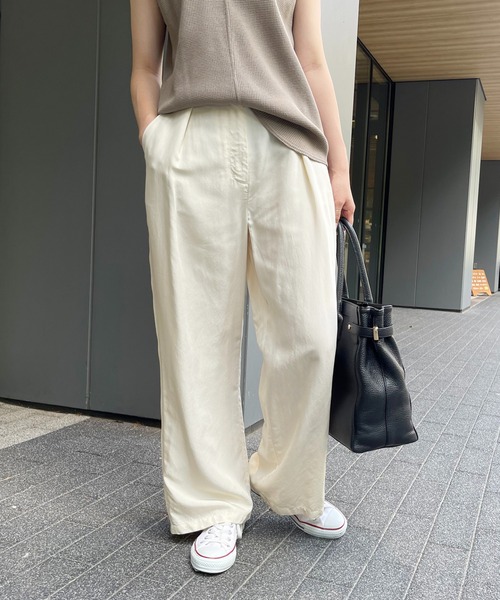 「Spick & Span」 パンツ 38 イエロー レディース_画像2