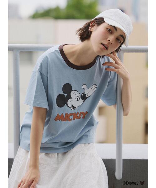 Samansa Mos2（サマンサモスモス） tシャツ 半袖 「Disney」ミッキー 