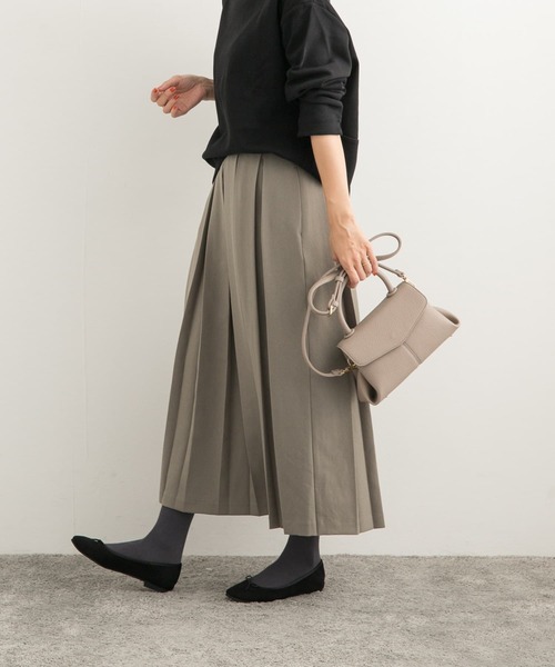 「URBAN RESEARCH DOORS」 プリーツスカート MEDIUM グレー レディース_画像5