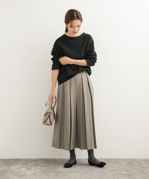 「URBAN RESEARCH DOORS」 プリーツスカート MEDIUM グレー レディース_画像6