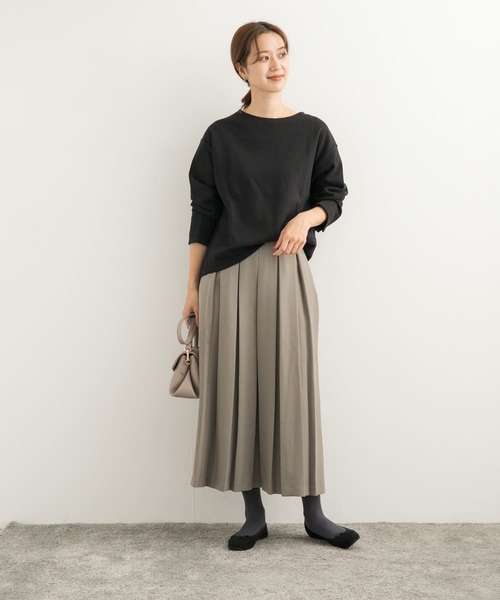 「URBAN RESEARCH DOORS」 プリーツスカート MEDIUM グレー レディース_画像7