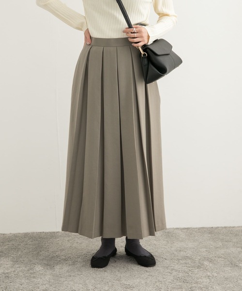 「URBAN RESEARCH DOORS」 プリーツスカート MEDIUM グレー レディース_画像9
