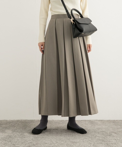 「URBAN RESEARCH DOORS」 プリーツスカート MEDIUM グレー レディース_画像10