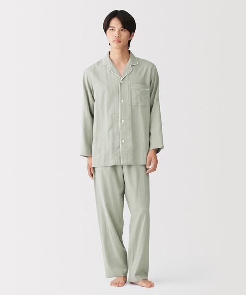 25日までお取り置き。様 90s チェック コットン パジャマパンツ グリーン DAY CLOSET パジャマ レディース パステルグリーンチェックルーム