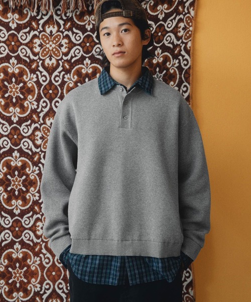 SHINYAKOZUKA（シンヤコヅカ） セーター ニット SLIGHT POLO メンズ