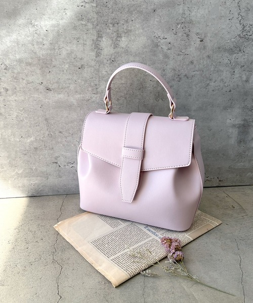 ❤ほぼ新品・未使用❤【styiro】ベルトフラップ2WAYショルダーハンドバッグ styiro ハンドバッグ ベルトフラップ 2WAY ショルダー
