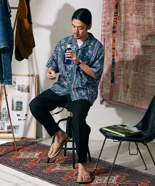 JOURNAL STANDARD relume シャツ 「WEB限定 柄シャツ+スラックス