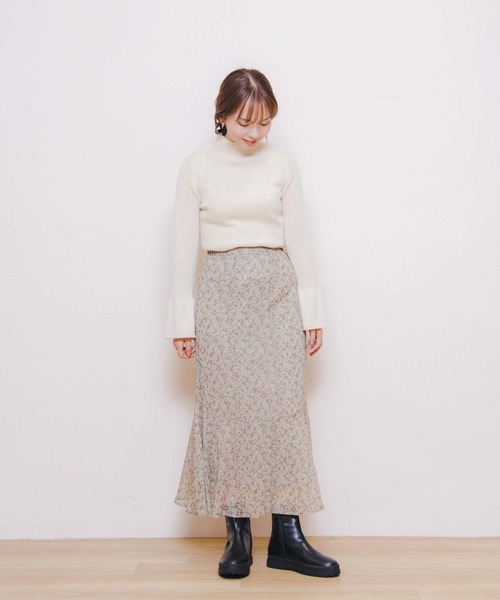 flower - flower♡タートルニット flower（ファッション） ニット セーター クリスタルタートル