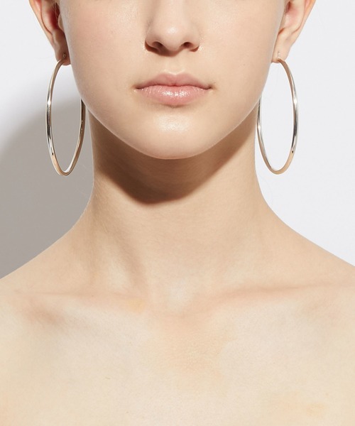 ARTIDA OUD ピアス 「bone」 large シルバー フープ ピアス レディース 