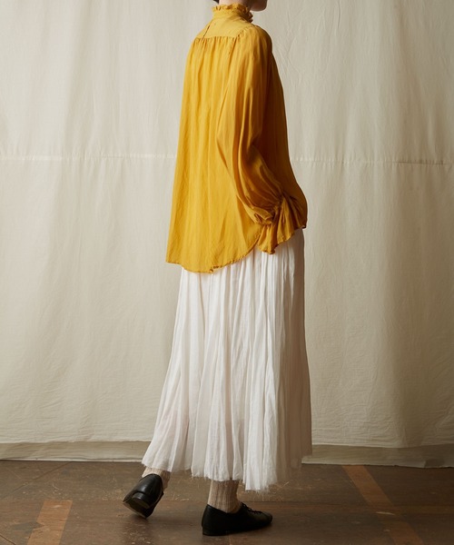 suzuki takayuki ブラウス シャツ bishop-sleeve blouse