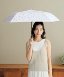 折りたたみ傘 遮光軽量 水彩ハート ミニ レディースの詳細画像2