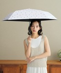 折りたたみ傘 遮光軽量 水彩ハート ミニ レディースの詳細画像3