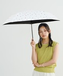 折りたたみ傘 遮光軽量 水彩ハート ミニ レディースの詳細画像4