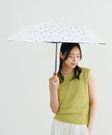折りたたみ傘 遮光軽量 水彩ハート ミニ レディースの詳細画像5