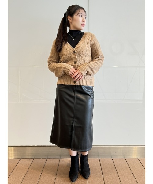 GAP レディース カーディガン ケーブルニット : ZOZOTOWN Yahoo