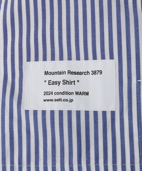 メンズ シャツ ブラウス 「MOUNTAIN RESEARCH/マウンテンリサーチ」Easy Shirt｜zozo｜16