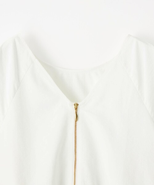 UNITED ARROWS EM 2WAY ZIPフリルブラウス　新品タグ付き 楽天市場】＜EMMEL REFINES＞EM 2WAY ZIP フリル ブラウス EMMEL