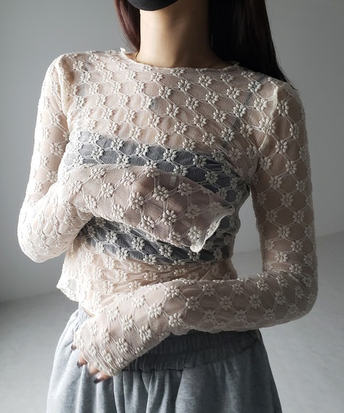 DAISY TULLE TOP デイジーチュールトップ　シースルー　ビビー DAISY TULLE TOP デイジーチュールトップ シースルー ビビー