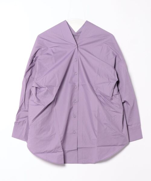 No one knows（ノーワンノーズ） ブラウス シャツ コットンドロップ