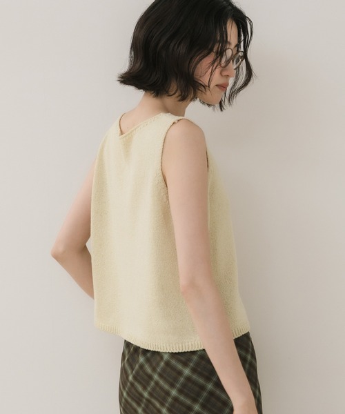 HEILIS（ヘイリス） タンクトップ ノースリーブ クロップド丈