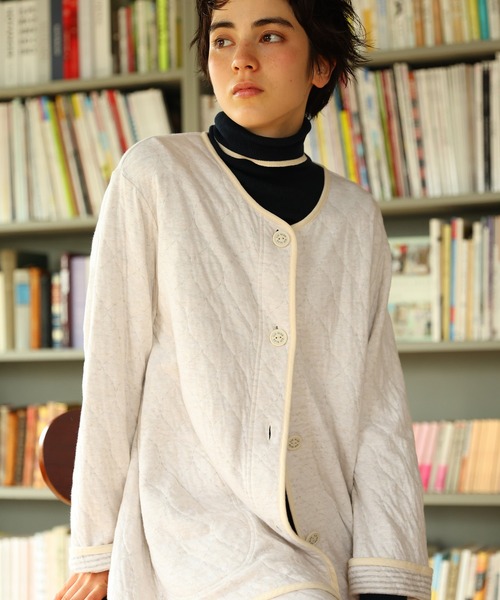 キッドブルー -２４コットンキルト -長袖トップス -KRAN523 -kidblue レディース