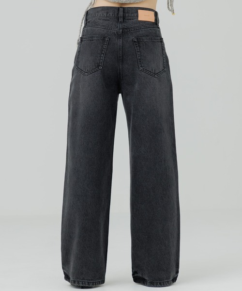 ワイドパンツ ジーンズ デニム デニムパンツ loose vintage like denim